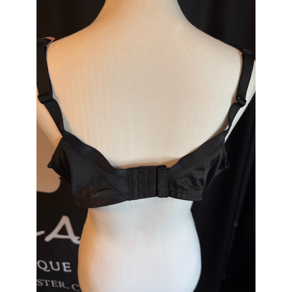 Cacique Boost Plunge Bra Black The Modern Collection 42D Underwire 5513 NEW - Picture 4 of 4